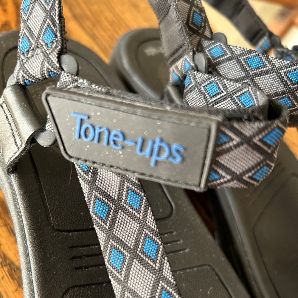 Skechers Women's Tone-ups-Ready Set Webbing Sandal Never Worn
